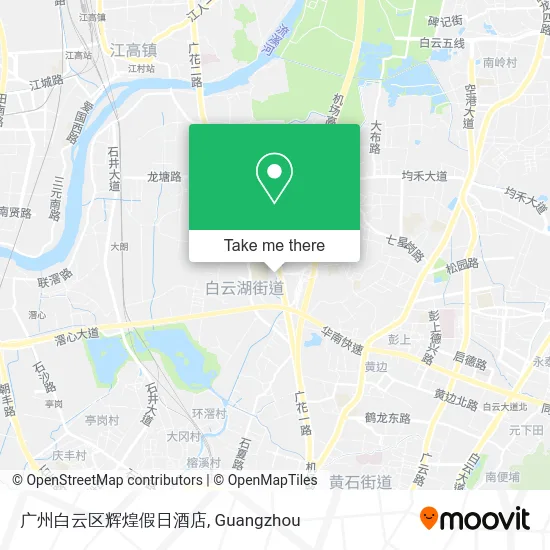 广州白云区辉煌假日酒店 map