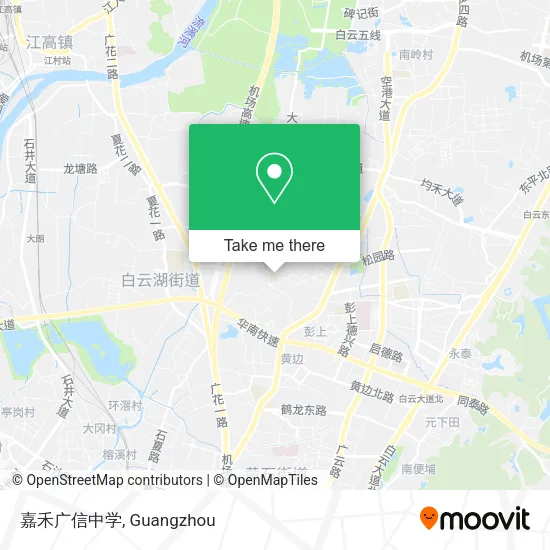 嘉禾广信中学 map