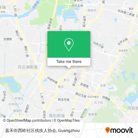 嘉禾街西岭社区残疾人协会 map