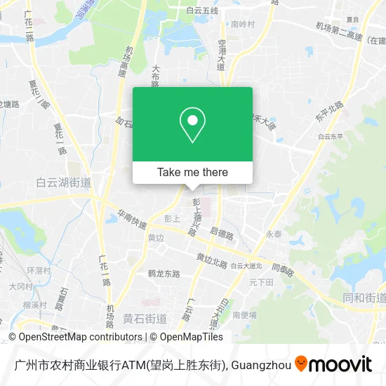 广州市农村商业银行ATM(望岗上胜东街) map