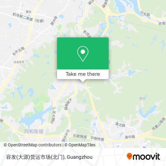 容发(大源)货运市场(北门) map