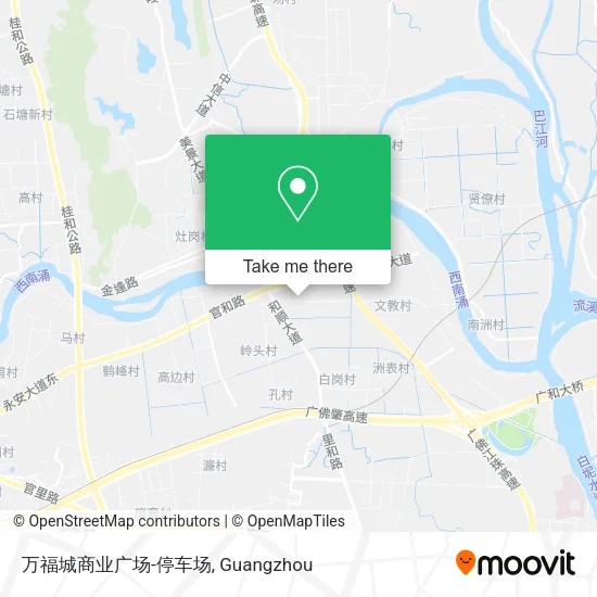 万福城商业广场-停车场 map