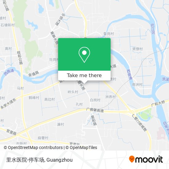 里水医院-停车场 map