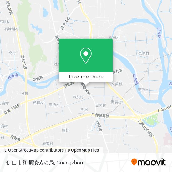 佛山市和顺镇劳动局 map