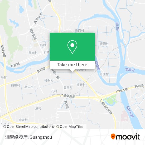 湘聚缘餐厅 map