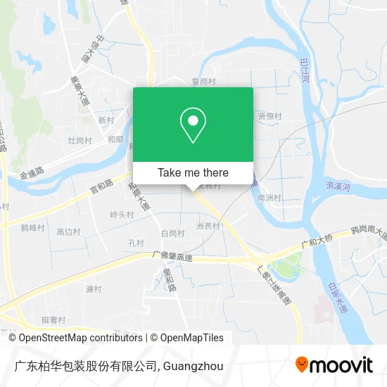 广东柏华包装股份有限公司 map
