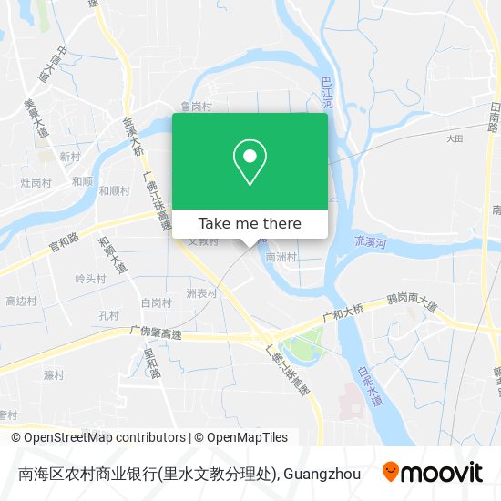 南海区农村商业银行(里水文教分理处) map
