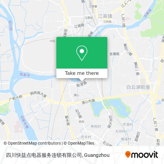 四川快益点电器服务连锁有限公司 map