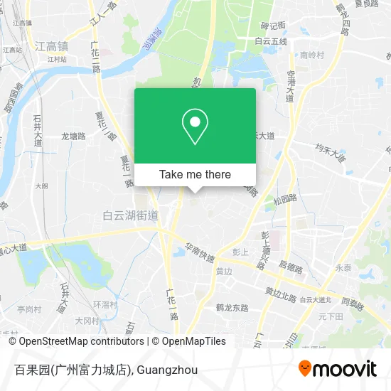 百果园(广州富力城店) map