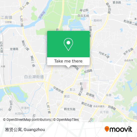 雅贤公寓 map