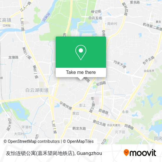友怡连锁公寓(嘉禾望岗地铁店) map