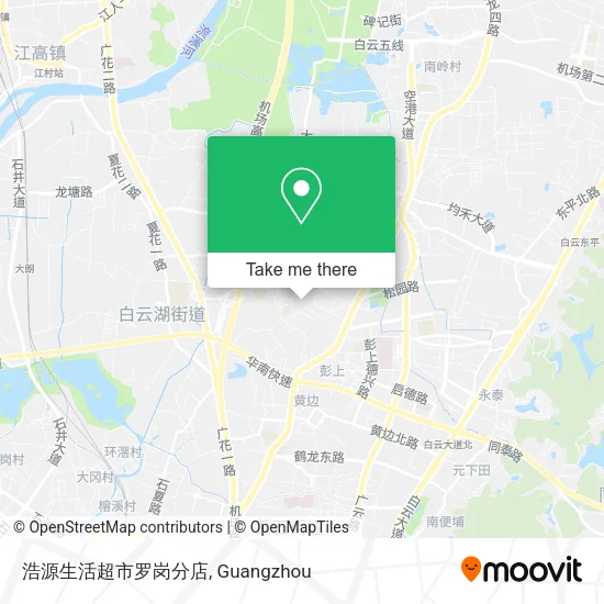 浩源生活超市罗岗分店 map