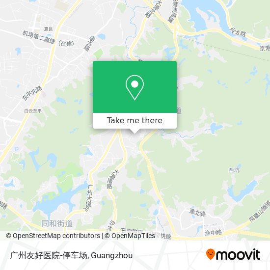 广州友好医院-停车场 map
