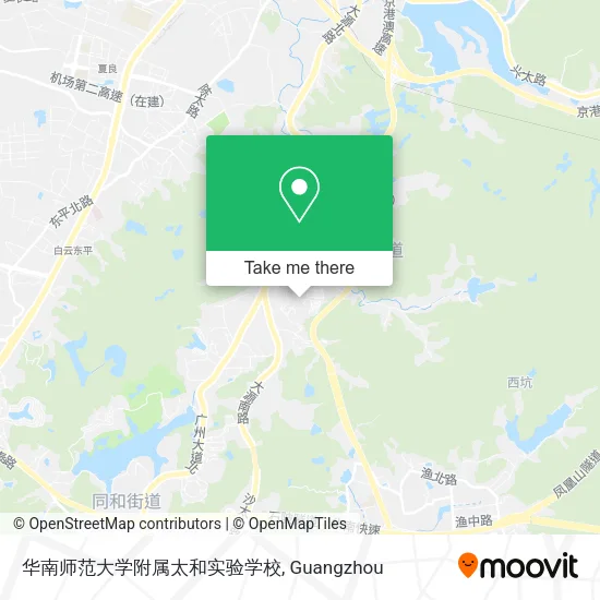 华南师范大学附属太和实验学校 map