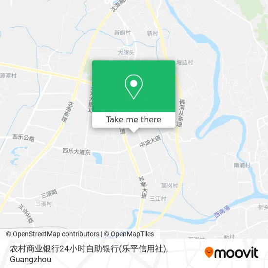 农村商业银行24小时自助银行(乐平信用社) map