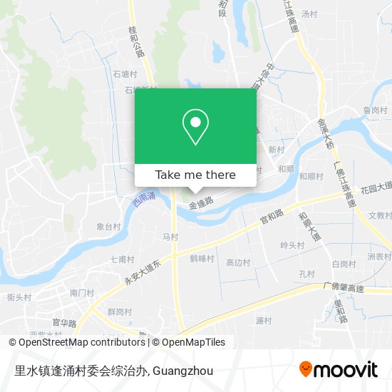 里水镇逢涌村委会综治办 map