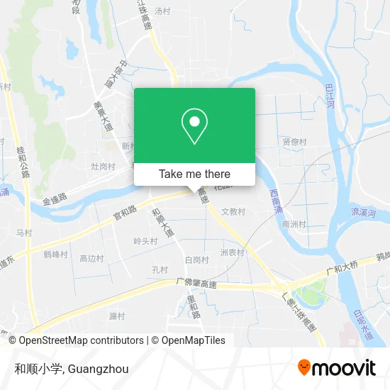 和顺小学 map