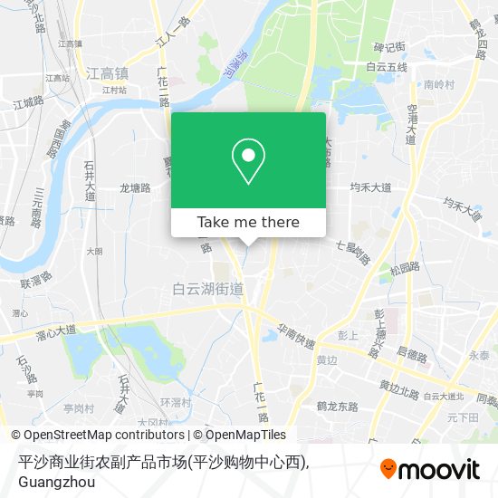 平沙商业街农副产品市场(平沙购物中心西) map