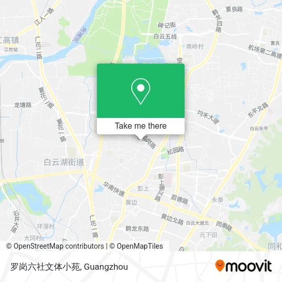 罗岗六社文体小苑 map
