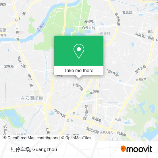 十社停车场 map