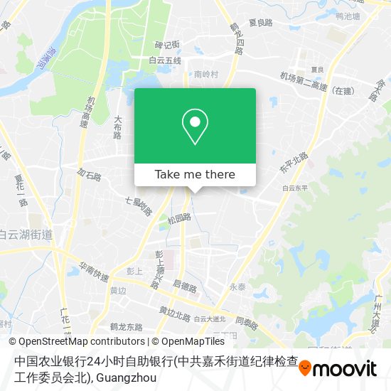 中国农业银行24小时自助银行(中共嘉禾街道纪律检查工作委员会北) map