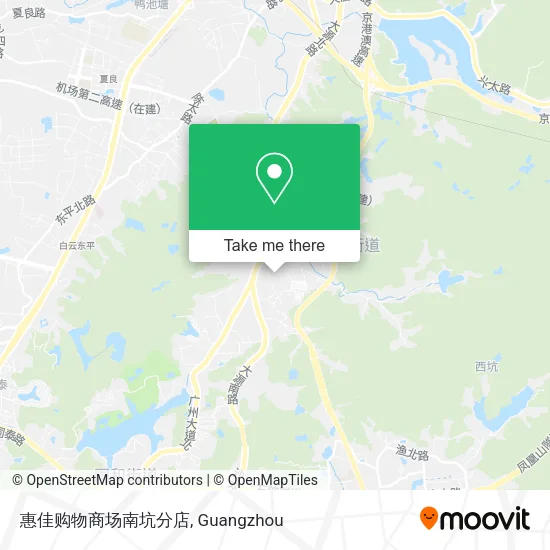 惠佳购物商场南坑分店 map