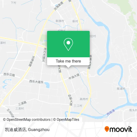 凯迪威酒店 map