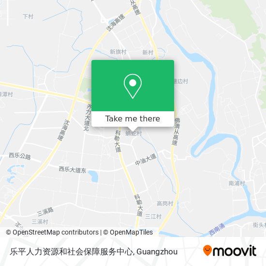 乐平人力资源和社会保障服务中心 map