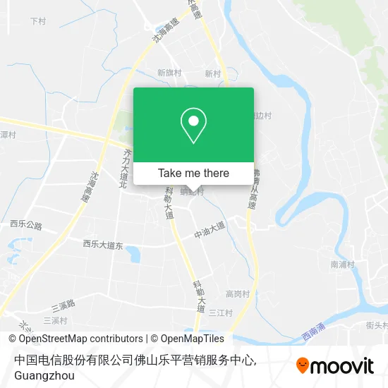 中国电信股份有限公司佛山乐平营销服务中心 map