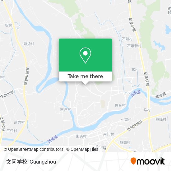 文冈学校 map