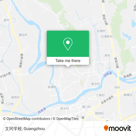 文冈学校 map