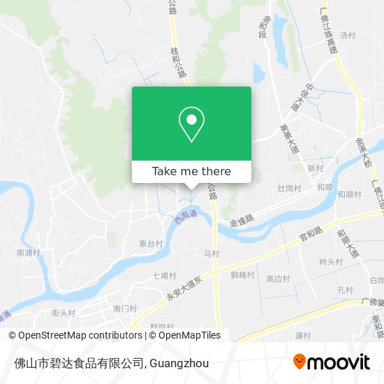 佛山市碧达食品有限公司 map