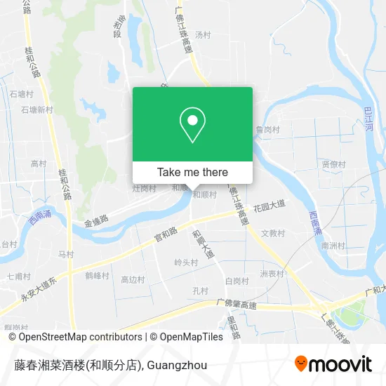 藤春湘菜酒楼(和顺分店) map