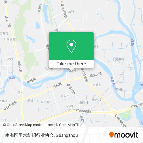 南海区里水纺织行业协会 map