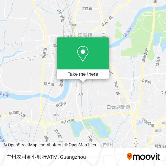 广州农村商业银行ATM map