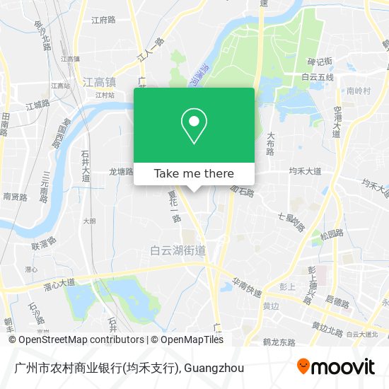 广州市农村商业银行(均禾支行) map
