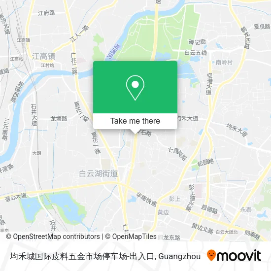 均禾城国际皮料五金市场停车场-出入口 map