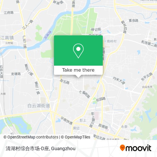 清湖村综合市场-D座 map
