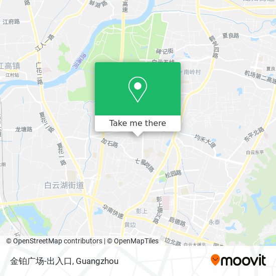 金铂广场-出入口 map