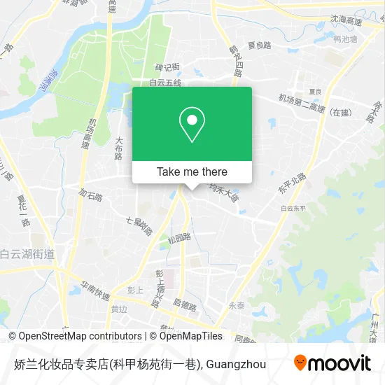 娇兰化妆品专卖店(科甲杨苑街一巷) map
