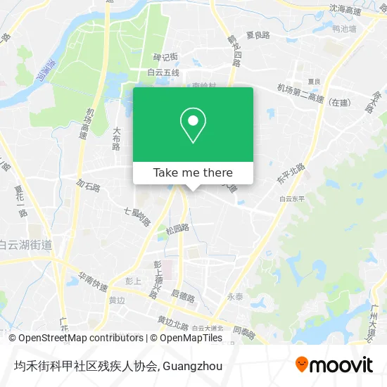 均禾街科甲社区残疾人协会 map