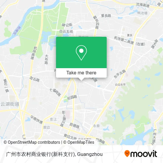 广州市农村商业银行(新科支行) map