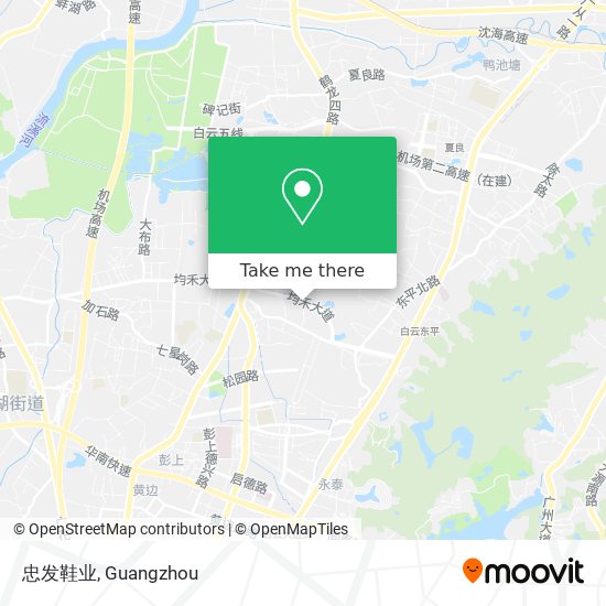 忠发鞋业 map