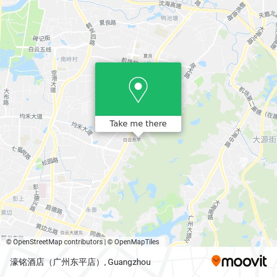 濠铭酒店（广州东平店） map