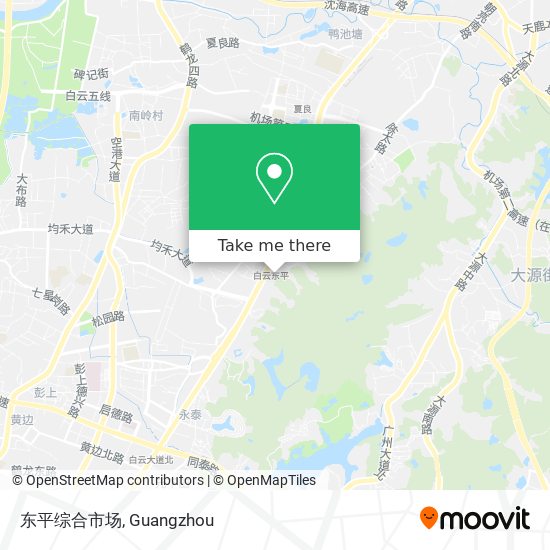 东平综合市场 map