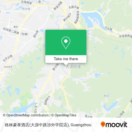 格林豪泰酒店(大源中路涉外学院店) map