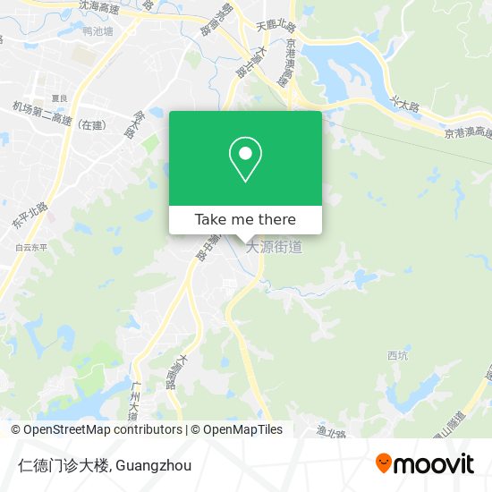 仁德门诊大楼 map