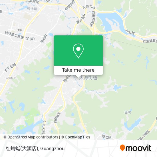 红蜻蜓(大源店) map