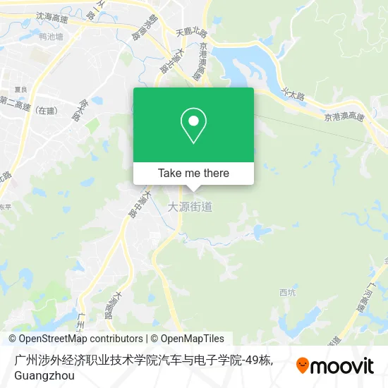 广州涉外经济职业技术学院汽车与电子学院-49栋 map