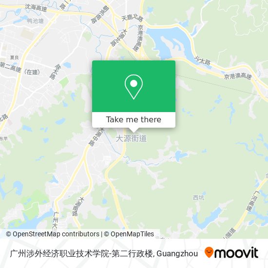 广州涉外经济职业技术学院-第二行政楼 map